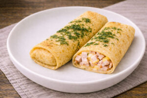 Блинчики с ветчиной и сыром (2 шт.)