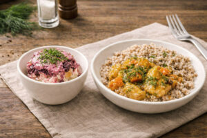 Салат + второе