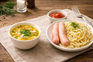 Суп + второе